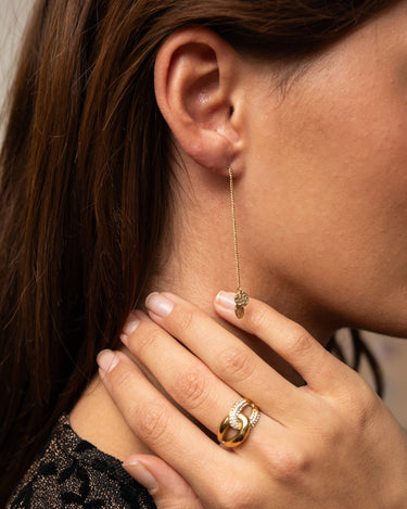 TILTIL Earring Double Dot Gold - Things I Like Things I Love