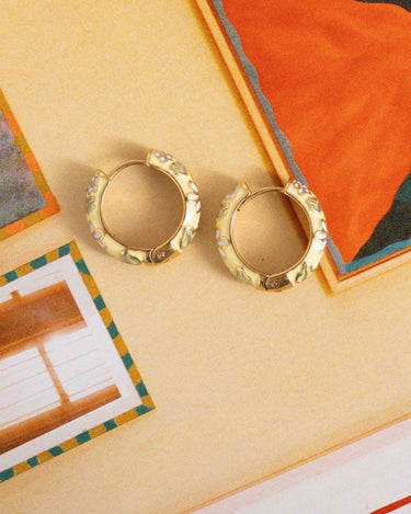 TILTIL Earrings Artsy Butter Yellow - Things I Like Things I Love