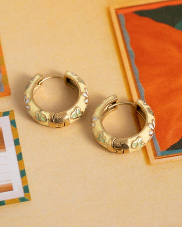 TILTIL Earrings Artsy Butter Yellow - Things I Like Things I Love