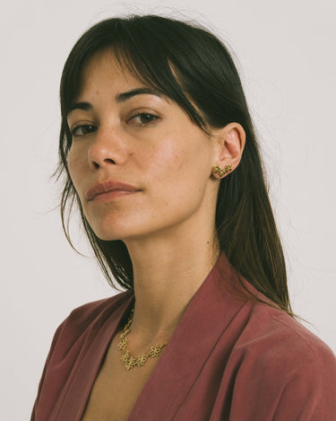 TILTIL Earrings Flower Stud Gold - Things I Like Things I Love