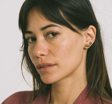 TILTIL Earrings Flower Stud Gold - Things I Like Things I Love