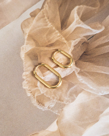 TILTIL Earrings Josy Oval Gold - Things I Like Things I Love