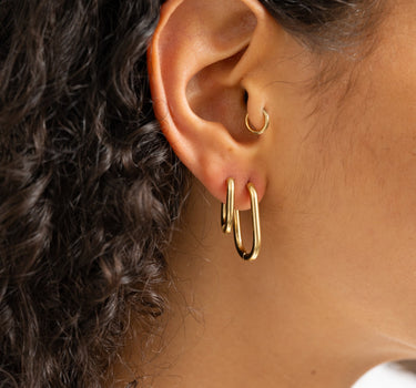 TILTIL Earrings Josy Oval Gold - Things I Like Things I Love