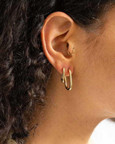 TILTIL Earrings Josy Oval Gold - Things I Like Things I Love