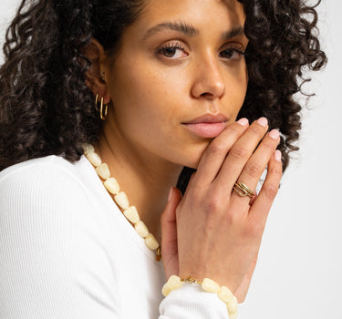 TILTIL Earrings Josy Oval Gold - Things I Like Things I Love