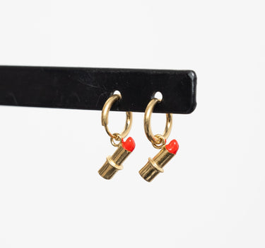 TILTIL Earrings Lola Lipstick Gold - Things I Like Things I Love