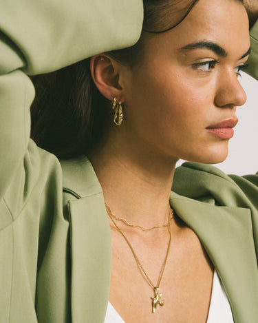 TILTIL Earrings Matty Twisted Gold - Things I Like Things I Love