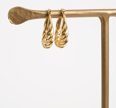TILTIL Earrings Matty Twisted Gold - Things I Like Things I Love