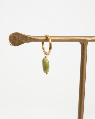 TILTIL Earrings Moss Stone Gold - Things I Like Things I Love
