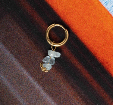 TILTIL Earrings Stella Stones Baby Blue Gold - Things I Like Things I Love