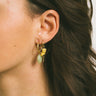 TILTIL Earrings Stella Stones Butter Yellow Gold - Things I Like Things I Love