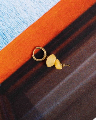 TILTIL Earrings Stella Stones Butter Yellow Gold - Things I Like Things I Love