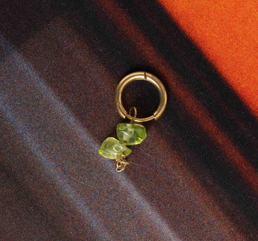 TILTIL Earrings Stella Stones Moss Green Gold - Things I Like Things I Love