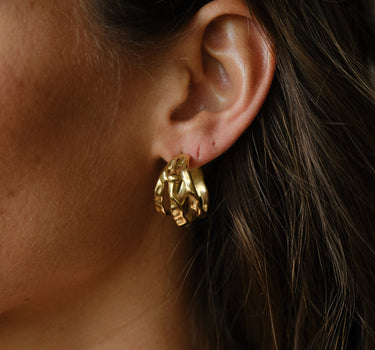 TILTIL Earrings Triple Drip Goud - Things I Like Things I Love