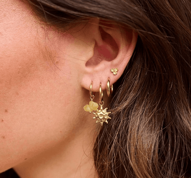 TILTIL Earrings Zircon Stud Yellow - Things I Like Things I Love