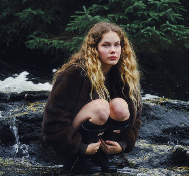 TILTIL Elena Furry Bomber Bruin - Things I Like Things I Love