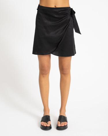 TILTIL Elin Skirt Tencel Black - Things I Like Things I Love