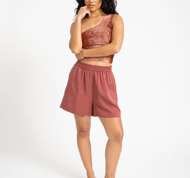 TILTIL Elin Tencel Shorts Blush - Things I Like Things I Love