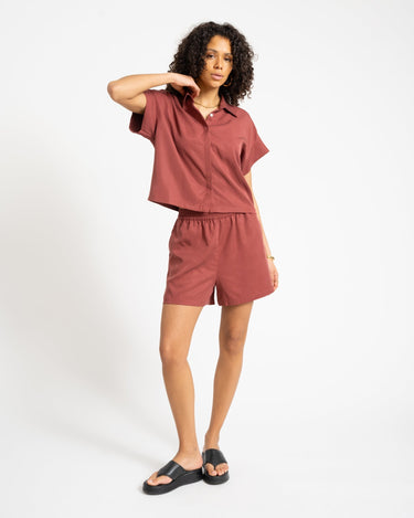 TILTIL Elin Tencel Shorts Blush - Things I Like Things I Love