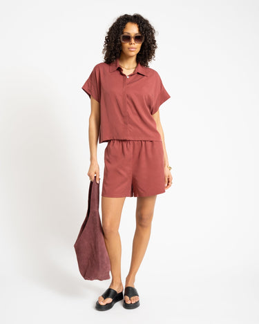 TILTIL Elin Tencel Shorts Blush - Things I Like Things I Love