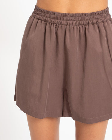 TILTIL Elin Tencel Shorts Brown - Things I Like Things I Love