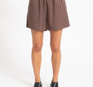 TILTIL Elin Tencel Shorts Brown - Things I Like Things I Love
