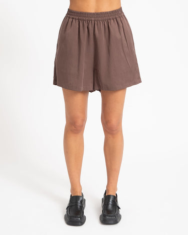 TILTIL Elin Tencel Shorts Brown - Things I Like Things I Love