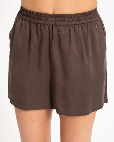 TILTIL Elin Tencel Shorts Brown - Things I Like Things I Love