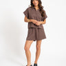 TILTIL Elin Tencel Shorts Brown - Things I Like Things I Love