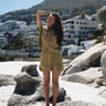 TILTIL Elin Tencel Shorts Moss Green - Things I Like Things I Love