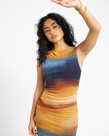 TILTIL Elina Maxi Mesh Dress Multi - Things I Like Things I Love