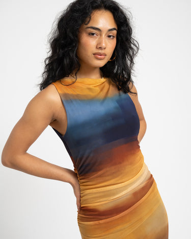 TILTIL Elina Maxi Mesh Dress Multi - Things I Like Things I Love