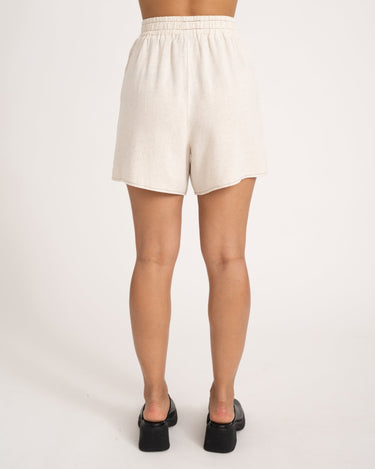 TILTIL Elli Short Linen Melange Beige Seam - Things I Like Things I Love
