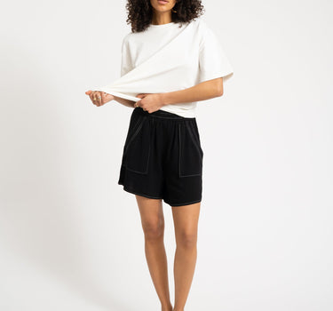 TILTIL Elli Short Melange Black - Things I Like Things I Love