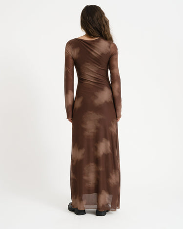 TILTIL Emilia Mesh Dress Brown - Things I Like Things I Love