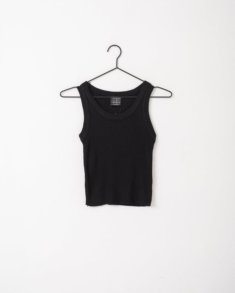 TILTIL Emily Knit Top Black One Size - Things I Like Things I Love