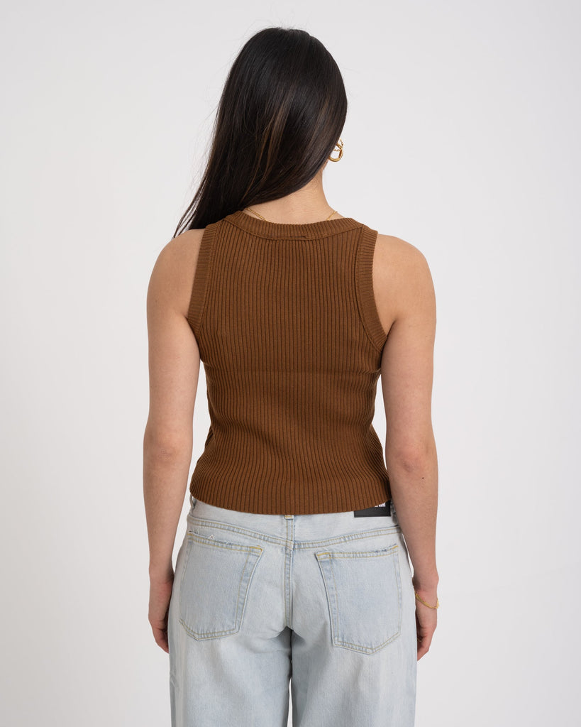 TILTIL Emily Knit Top Brown One Size - Things I Like Things I Love
