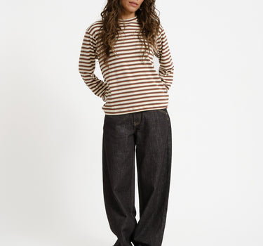 TILTIL Emma Longsleeve Striped Bruin - Things I Like Things I Love