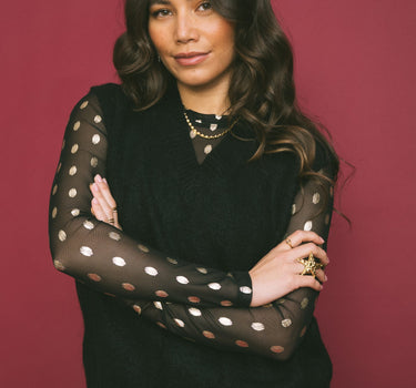 TILTIL Emma Spencer V - neck Black One Size - Things I Like Things I Love