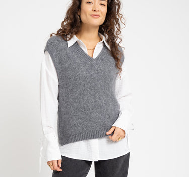 TILTIL Emma Spencer V - neck Dark Grey One size - Things I Like Things I Love