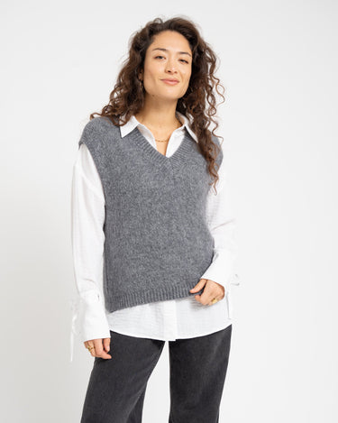 TILTIL Emma Spencer V - neck Dark Grey One size - Things I Like Things I Love