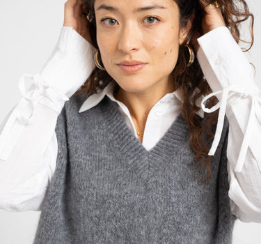 TILTIL Emma Spencer V - neck Dark Grey One size - Things I Like Things I Love