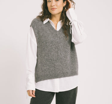 TILTIL Emma Spencer V - neck Dark Grey One size - Things I Like Things I Love