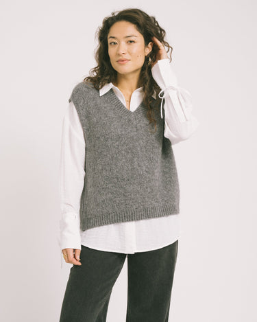 TILTIL Emma Spencer V - neck Dark Grey One size - Things I Like Things I Love