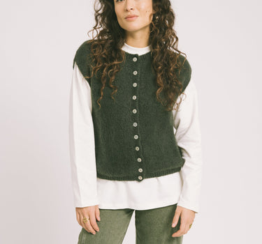 TILTIL Essie Knit Soft Army Green One Size - Things I Like Things I Love