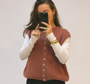 TILTIL Essie Knit Soft Pink One Size - Things I Like Things I Love