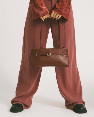 TILTIL Eve Belted Bag Bordeaux - Things I Like Things I Love