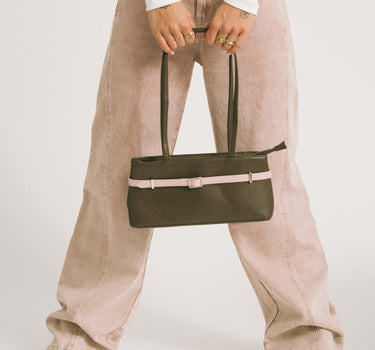 TILTIL Eve Belted Bag Brown - Things I Like Things I Love