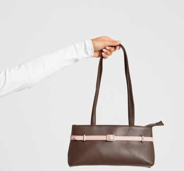 TILTIL Eve Belted Bag Brown - Things I Like Things I Love