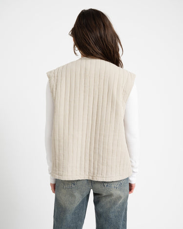 TILTIL Evi Emboidery Gilet Taupe - Things I Like Things I Love
